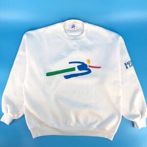 1992 Barcelona Olympics Bausch & Lomb crewneck sweatshirt 90s 1990s vintage